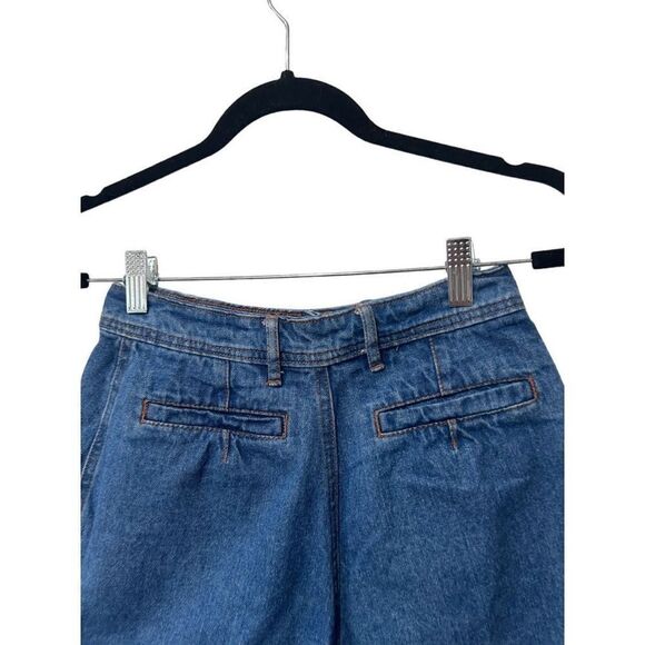 ASTR The Label Cotton Four Button Closure High Waist Denim Short Blue Size XS - Picture 4 of 9